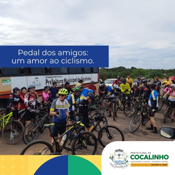 No dia 20 de novembro aconteceu o evento Pedal dos Amigos