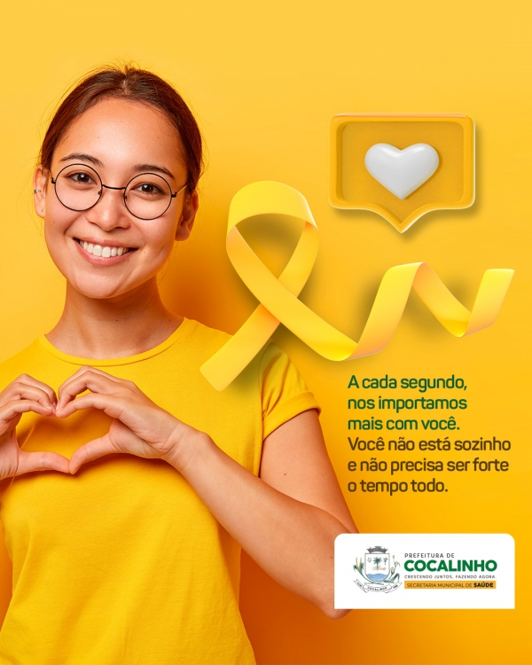 Setembro Amarelo em Cocalinho - Valorizando a Vida