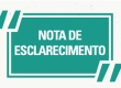 NOTA DE ESCLARECIMENTO